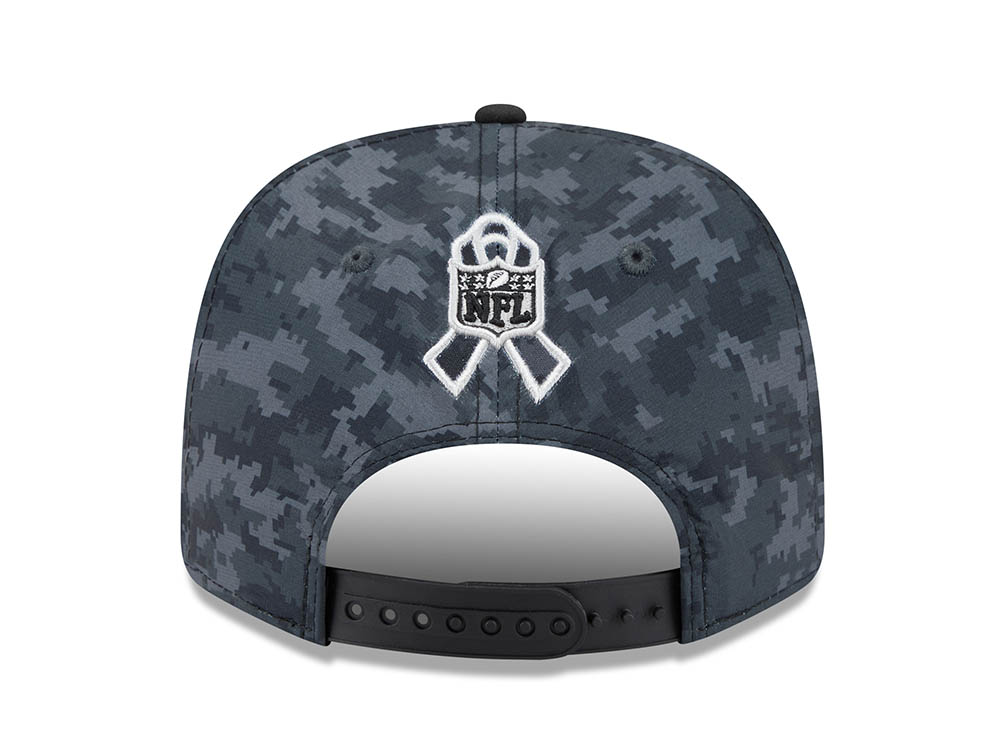 New Era Minnesota Vikings NFL Salute to Service 2026 Digi Camo Black 9Seventy Stretch Snapback Cap