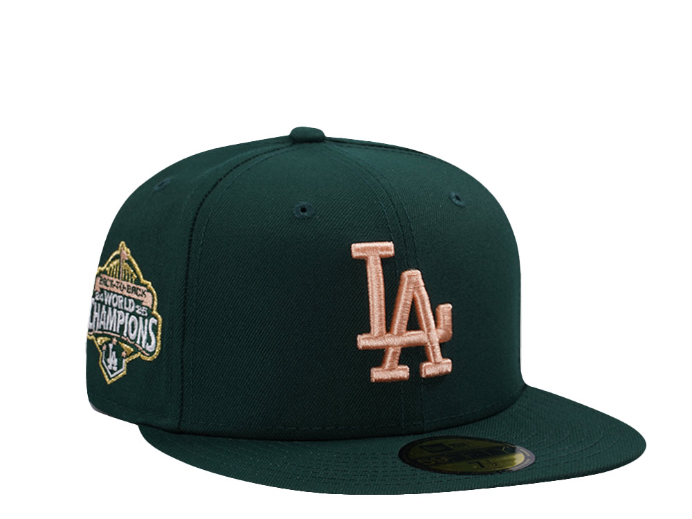 New Era Los Angeles Dodgers World Series 2025 Dark Green Prime Edition 59Fifty Fitted Cap