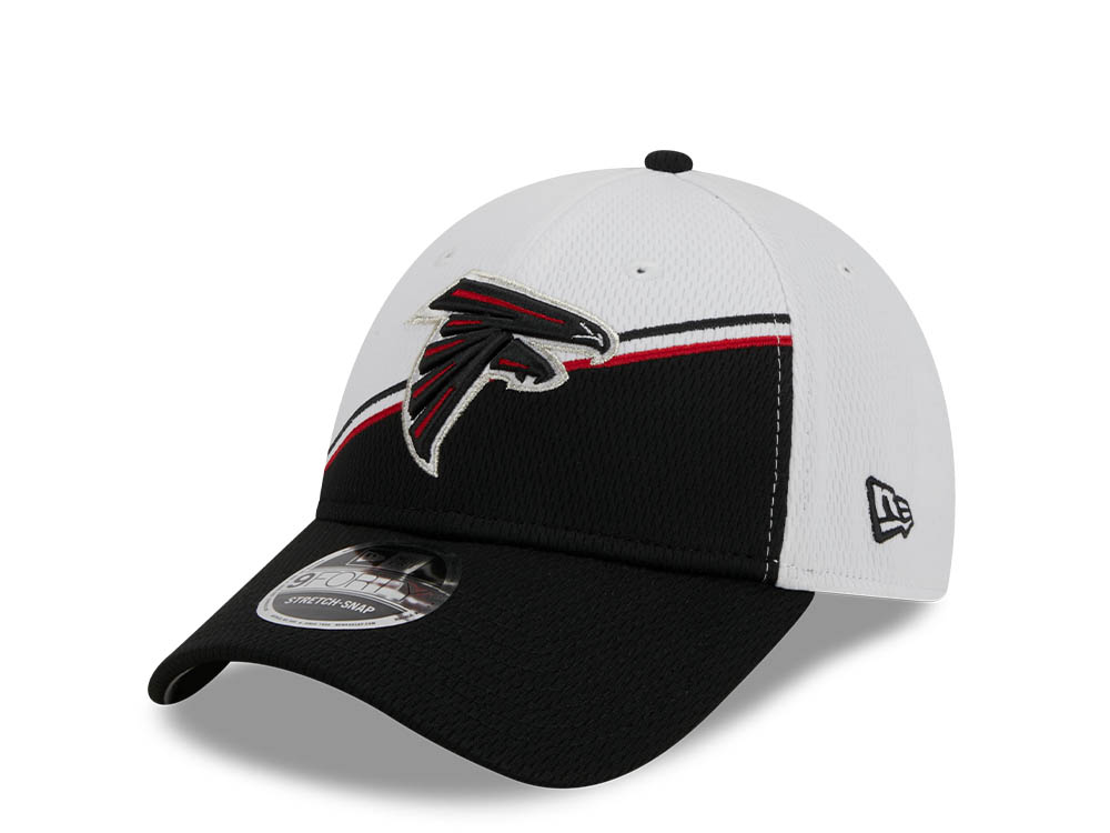 New Era Atlanta Falcons NFL Sideline 2023 Black White  9Forty Snapback Cap
