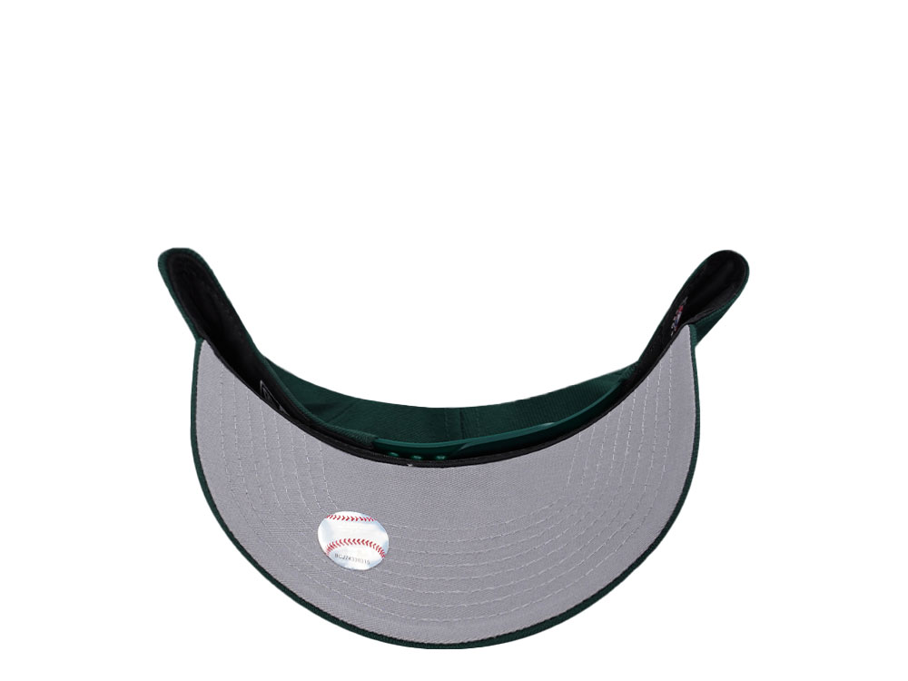 New Era Chicago Cubs Be Alert Green Metallic Edition 9Forty A Frame Snapback Cap