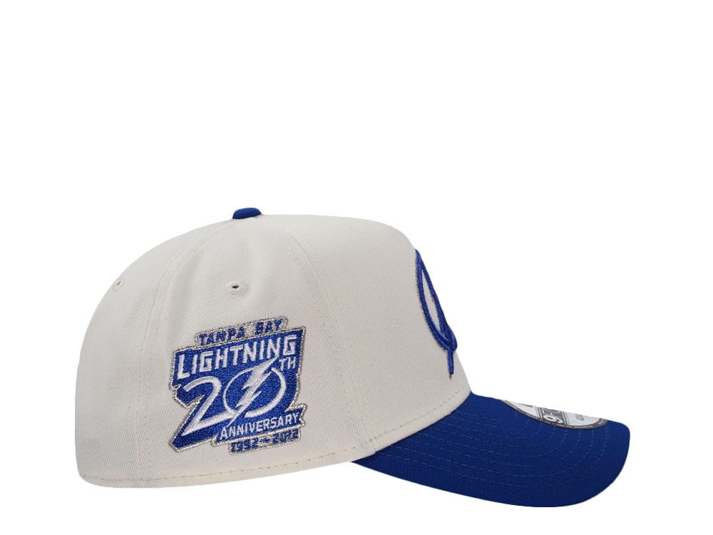New Era Tampa Bay Lightning 20th Anniversary Chrome Two Tone Edition 9Forty A Frame Snapback Cap