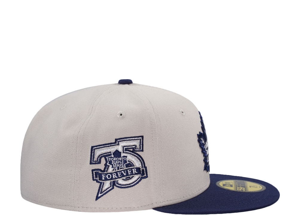 New Era Toronto Maple Leafs 75th Anniversary Stone Two Tone Edition 59Fifty Fitted Cap