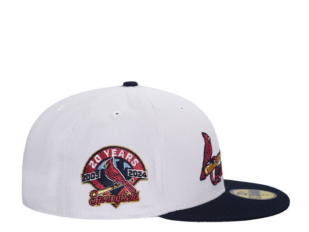 New Era Springfield Cardinals 20 Years Metallic Throwback Two Tone Edition 59Fifty Fitted Cap