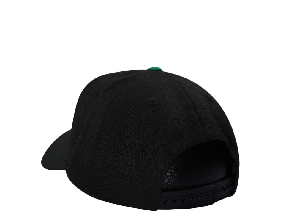 New Era Boston Celtics Black Throwback Edition 9Forty A Frame Snapback Cap