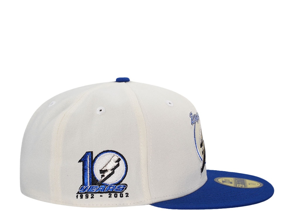 New Era Tampa Bay Lightning 10th Anniversary Chrome Two Tone Edition 59Fifty Fitted Cap