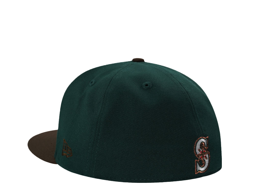 New Era Seattle Mariners 20th Anniversary Dark Green Two Tone Edition 59Fifty Fitted Cap
