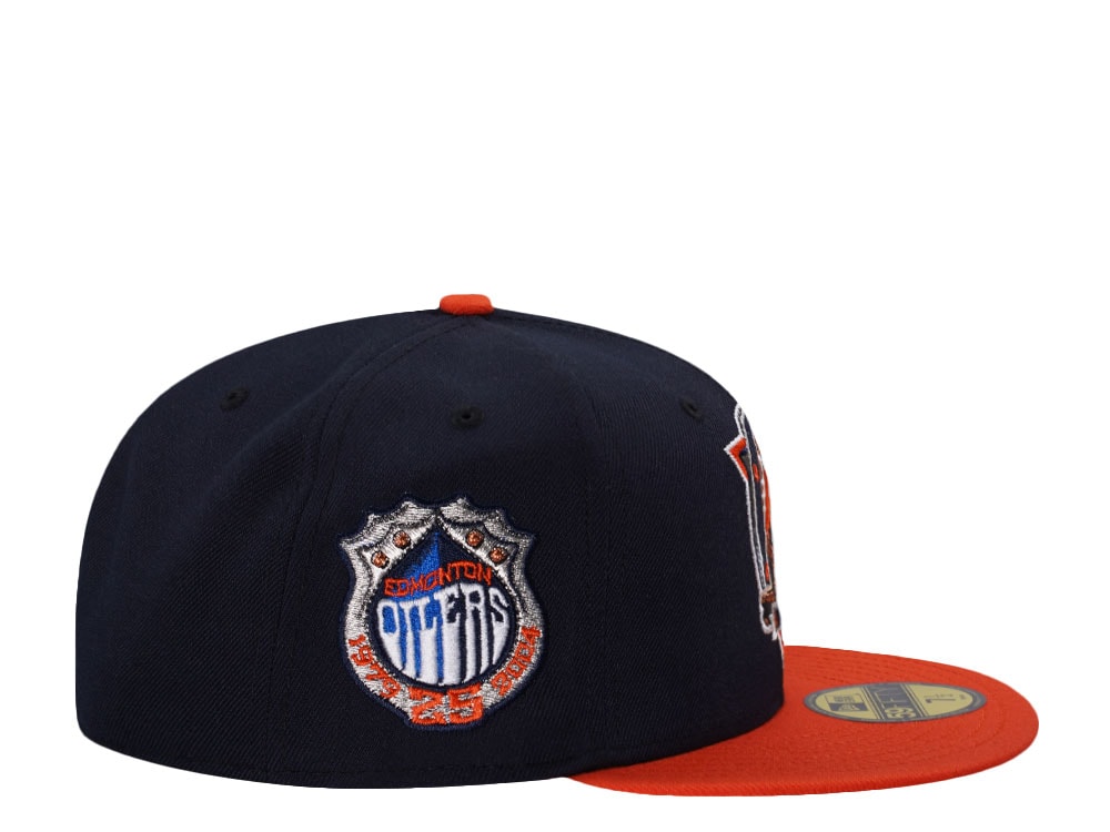 New Era Edmonton Oilers 25h Anniversary Two Tone Prime Edition 59Fifty Fitted Cap