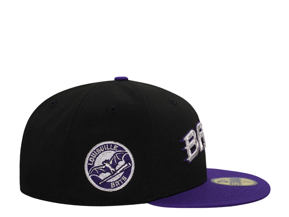 New Era Louisville Bats Metallic Script Edition 59Fifty Fitted Cap