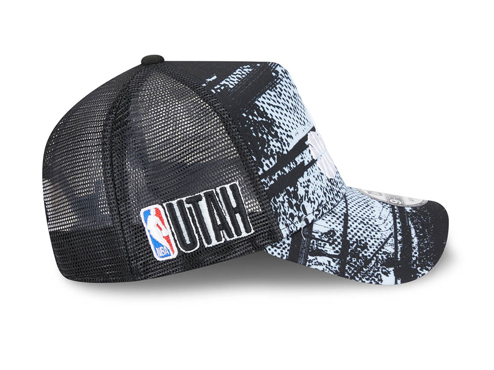 New Era Utah Jazz NBA Tip Off 2024 Trucker 9Forty A Frame Snapback Cap