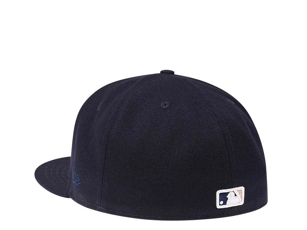 New Era Cincinnati Reds 150th Anniversary Navy Peach Edition 59Fifty Fitted Cap