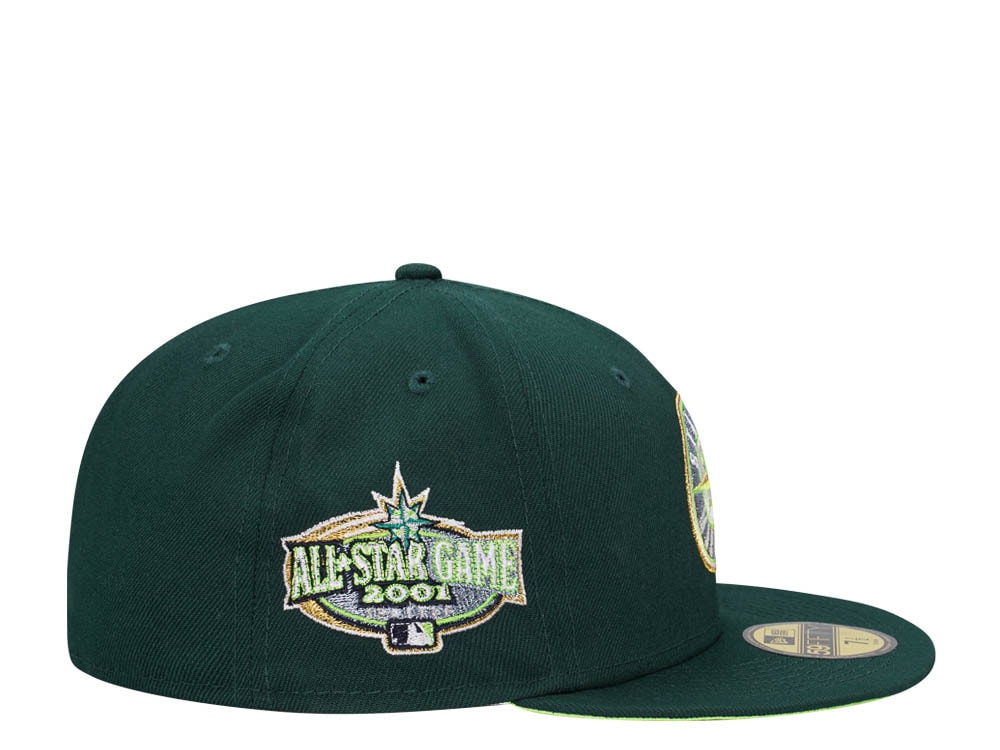 New Era Seattle Mariners All Star Game 2001 Sushi Green Edition 59Fifty Fitted Cap