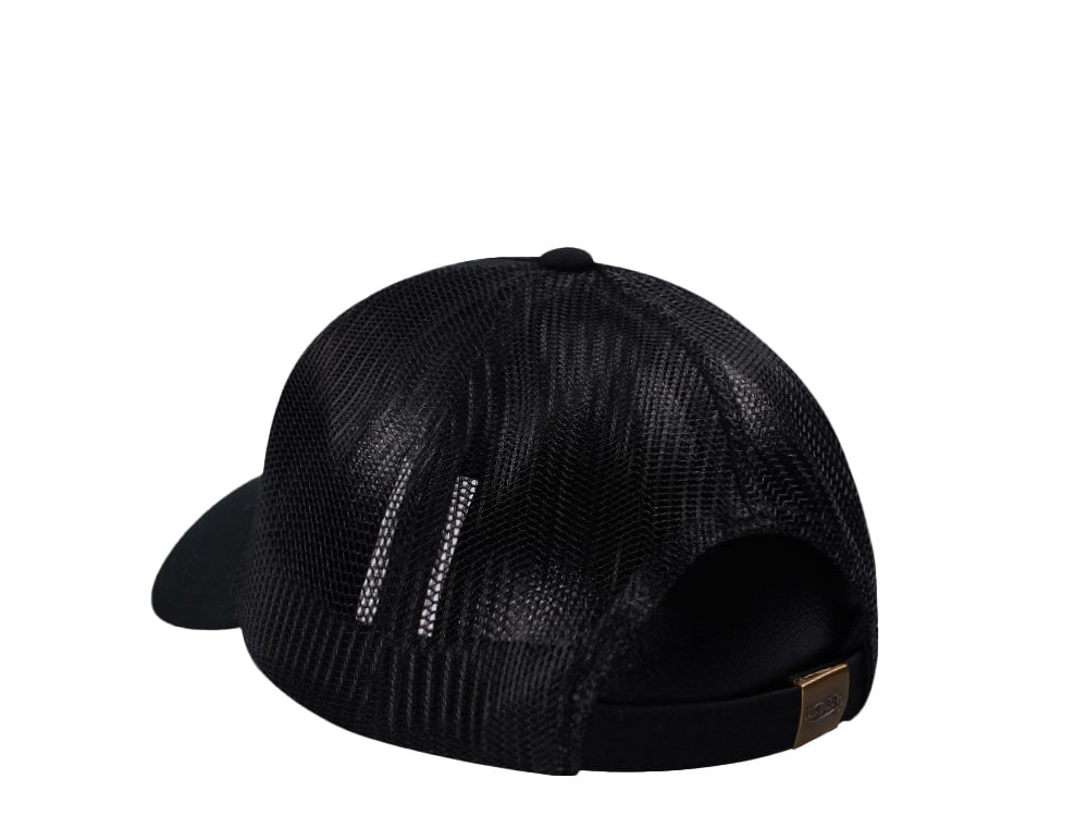 Von Dutch Oval Patch Black Trucker Snapback Cap
