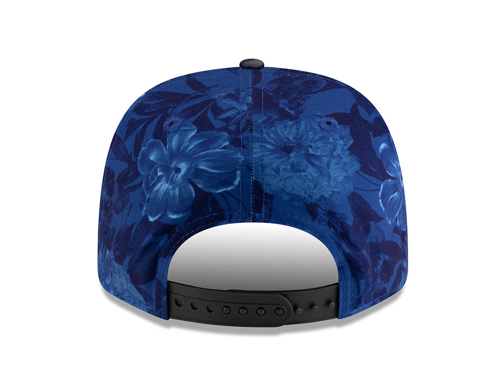 New Era Alpine Racing Tonal Floral Blue 9Fifty Original Fit Snapback Cap