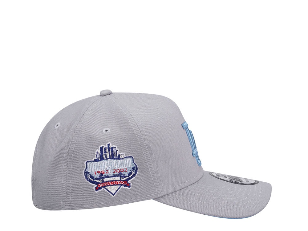 New Era Los Angeles Dodgers 40th Anniversary Gray Edition 9Forty A Frame Snapback Cap