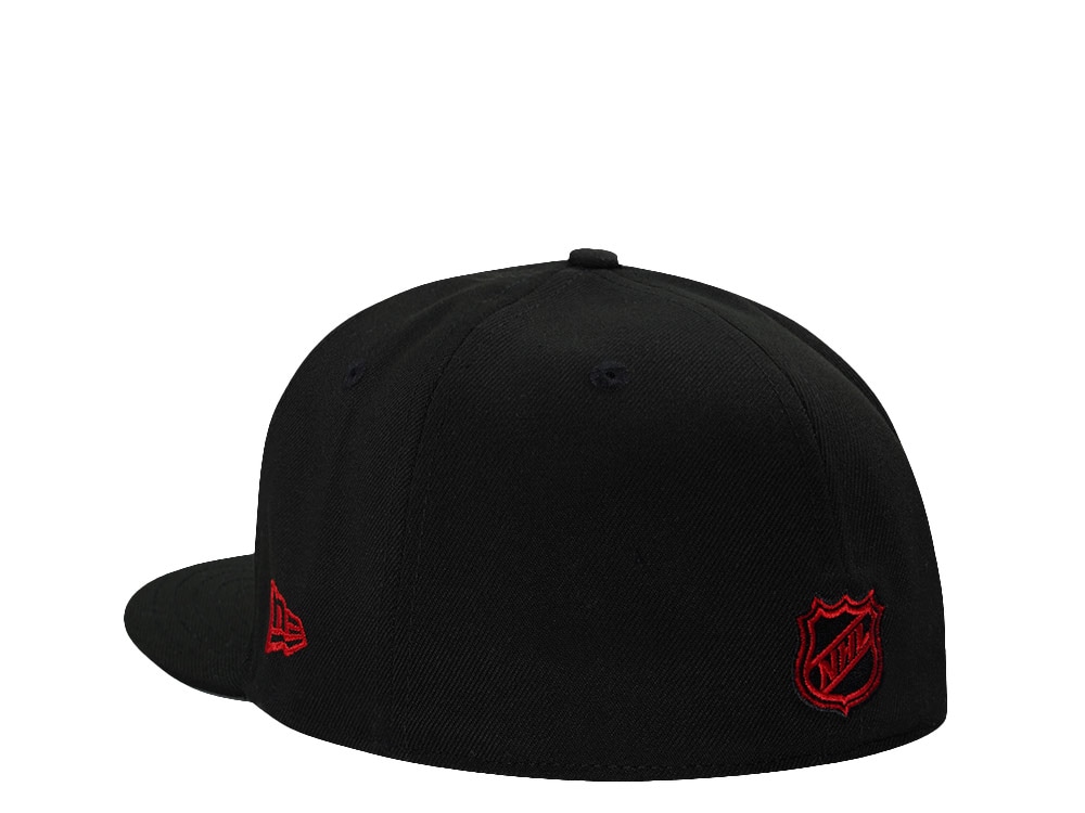 New Era New York Rangers 85th Anniversary Black Prime Edition 59Fifty Fitted Cap