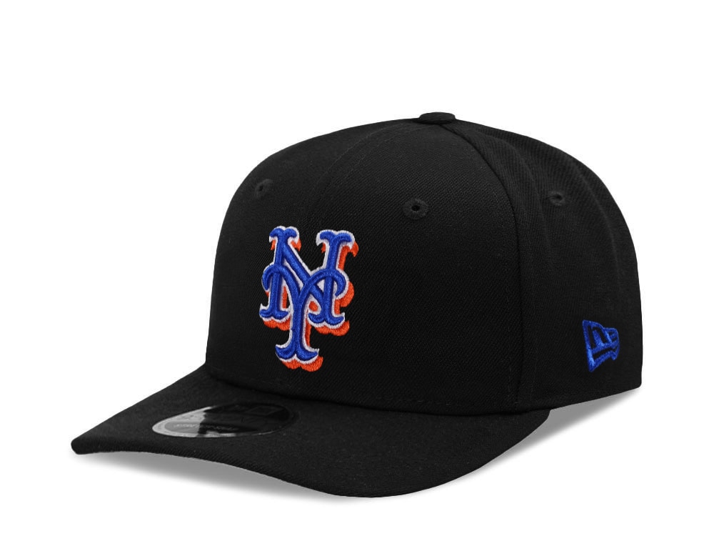 New Era New York Mets Black Classic Edition 9Seventy Stretch Snapback Cap