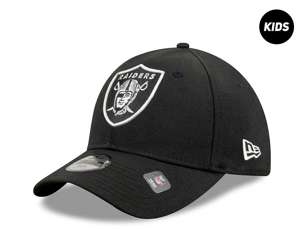 New Era Las Vegas Raiders Black Kids 9Forty Strapback Cap