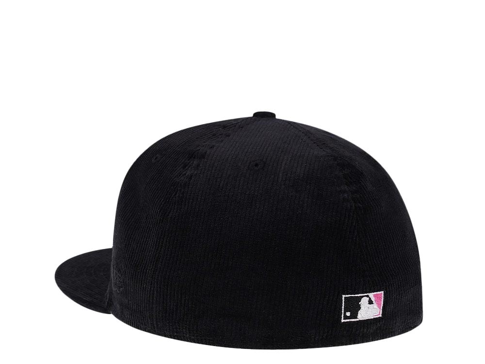 New Era Arizona Diamondbacks 1998 Inaugural Season Black Pink Corduroy Prime Edition 59Fifty Fitted Cap