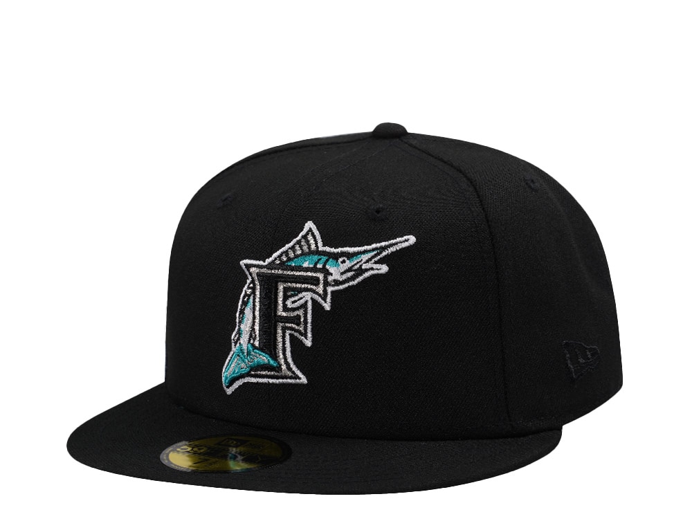 New Era Florida Marlins Black Wool Edition 59Fifty Fitted Cap
