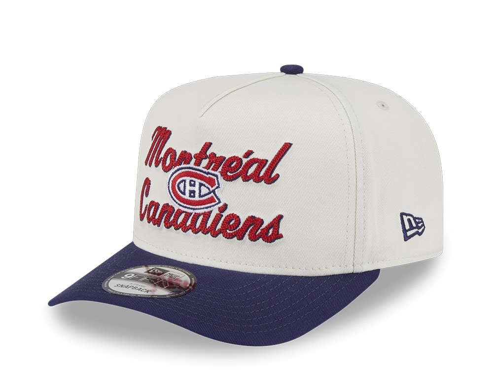 New Era Montreal Canadiens Chainstitch 9Fifty A Frame Snapback Cap