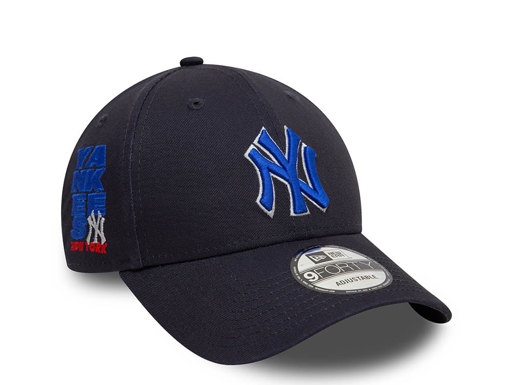 New Era New York Yankees MLB Patch Navy 9Forty Strapback Cap