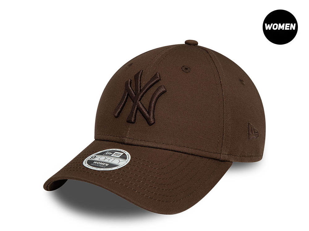 New Era New York Yankees League Essential Walnut Womens 9Forty Strapback Cap