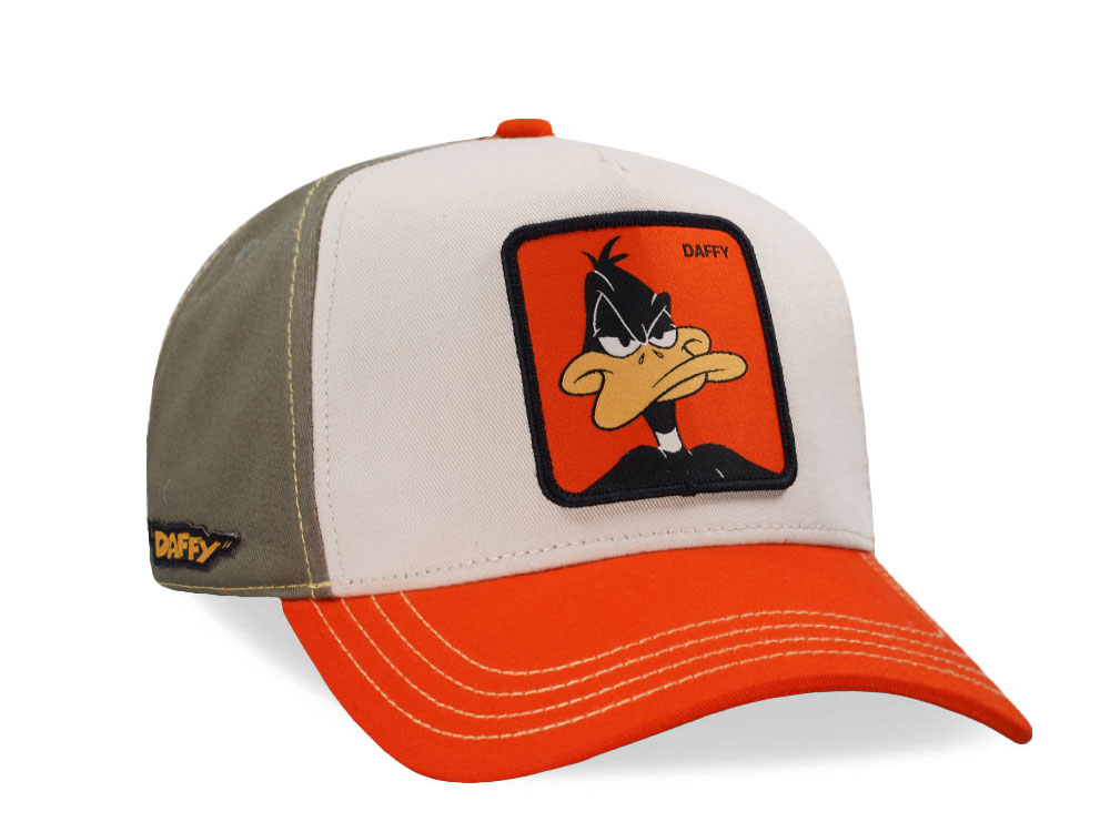 Capslab Looney Tunes Daffy Duck Two Tone Snapback Cap