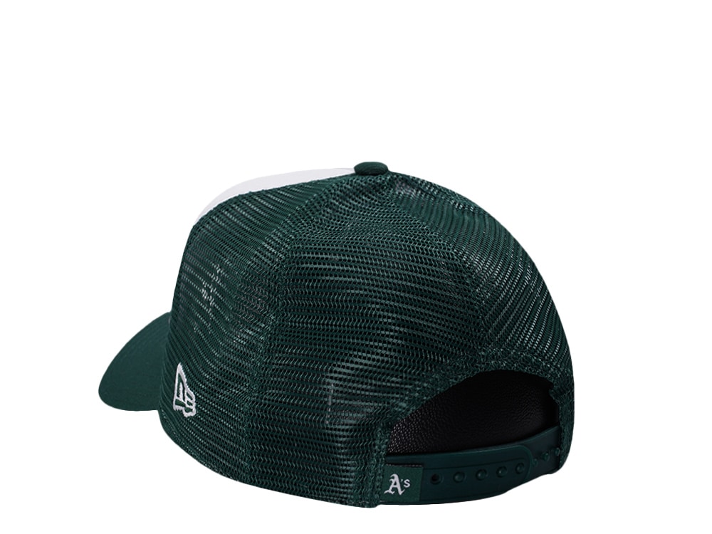 New Era Oakland Athletics Flower Chrome Two Tone Edition 9Forty A Frame Trucker Snapback Cap