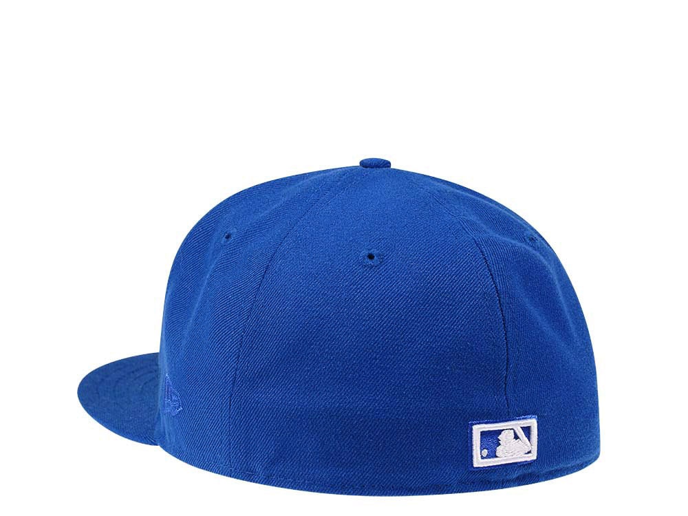 New Era Los Angeles Dodgers 50th Anniversary Bright Blue and Pink Edition 59Fifty Fitted Cap