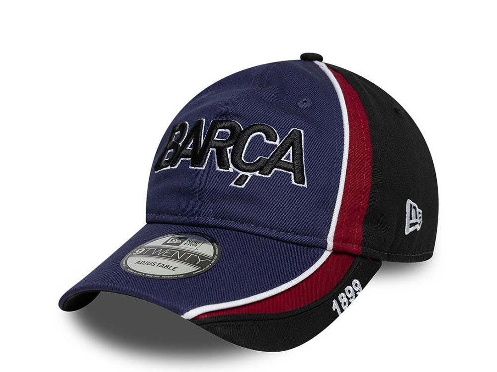 New Era Barcelona Fc Moto Unstructured Navy Edition 9Twenty Adjustable Cap