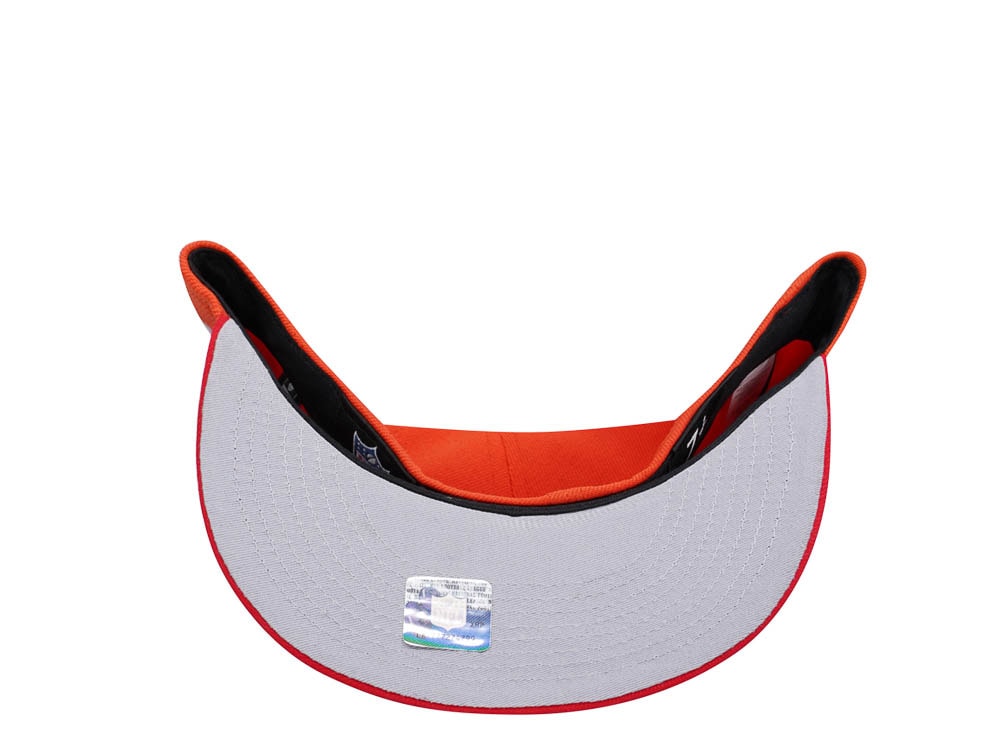 New Era New England Patriots Orange Two Tone Edition 59Fifty Fitted Cap
