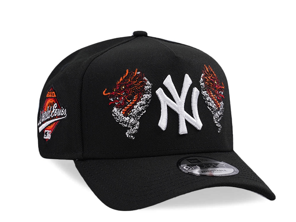 New Era New York Yankees World Series 1996 Dragon Black Prime Edition 9Forty A Frame Snapback Cap