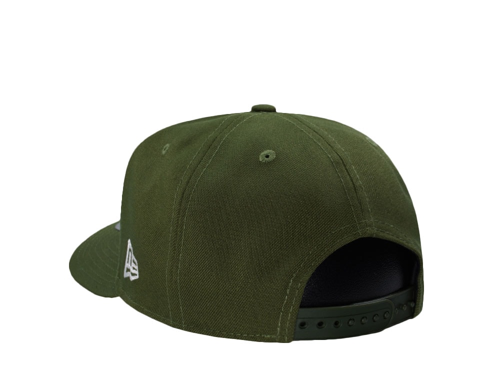 New Era Los Angeles Dodgers 40th Anniversary Rifle Green Edition 9Fifty A Frame Snapback Cap