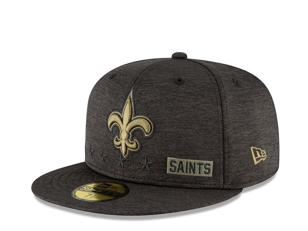 New Era New Orleans Saints Salute to Service 2020 Fitted 59Fifty Cap