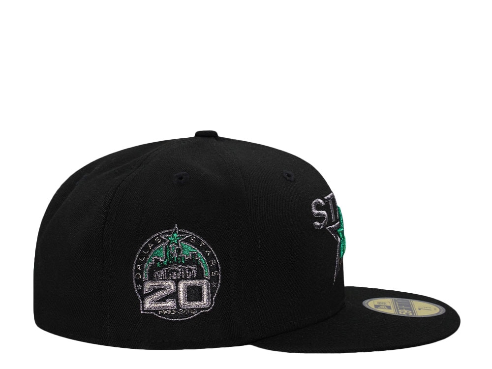 New Era Dallas Stars 20th Anniversary Metallic Black Prime Edition 59Fifty Fitted Cap