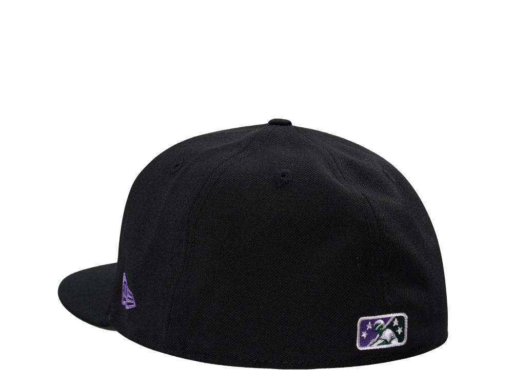 New Era Jamestown Jammers Wool Black Throwback Edition 59Fifty Fitted Cap