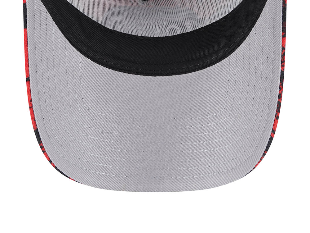 New Era Toronto Raptors NBA Tip Off 2024 Trucker 9Forty A Frame Snapback Cap
