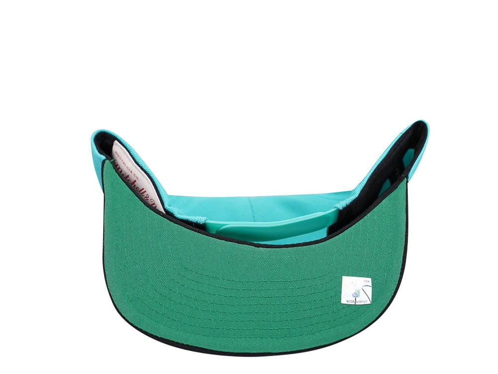 Mitchell & Ness San Antonio Spurs Team Two Tone 2.0 Teal Snapback Cap