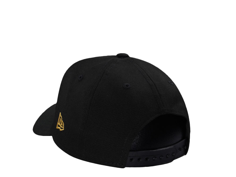 New Era Texas Rangers 40th Anniversary Metallic Black Prime Edition 9Forty A Frame Snapback Cap