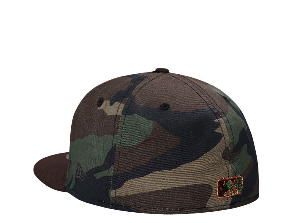 New Era Down East Wood Ducks Camo Outdoor Two Tone Edition 59Fifty Fitted Cap