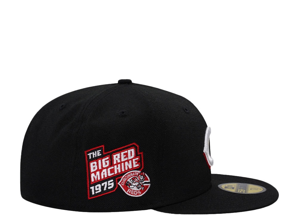 New Era Cincinnati Reds Big Red Machine 1975 Black Wool Edition 59Fifty Fitted Cap