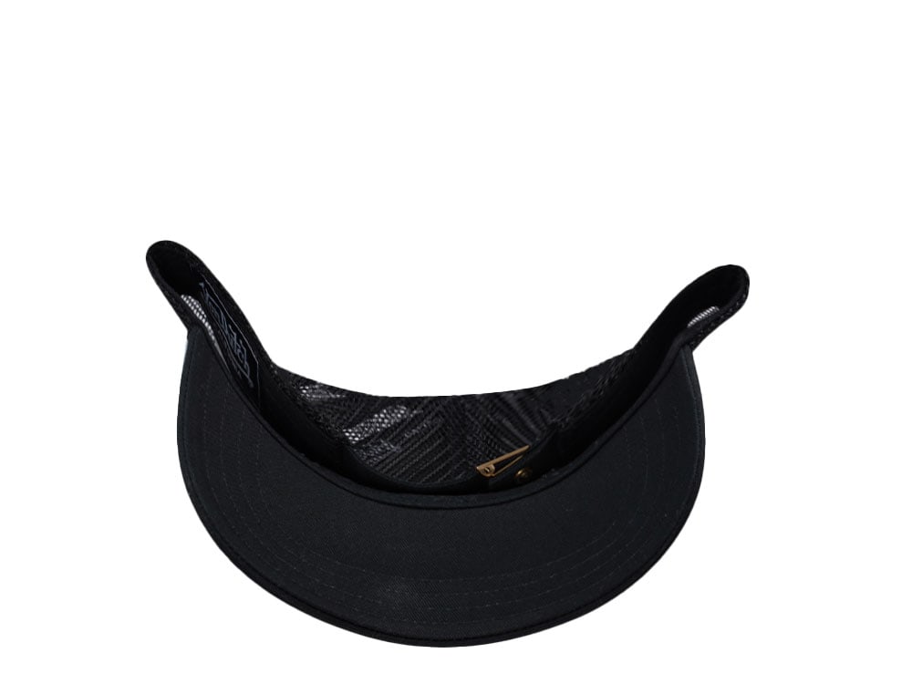 Von Dutch Oval Patch Black Trucker Snapback Cap