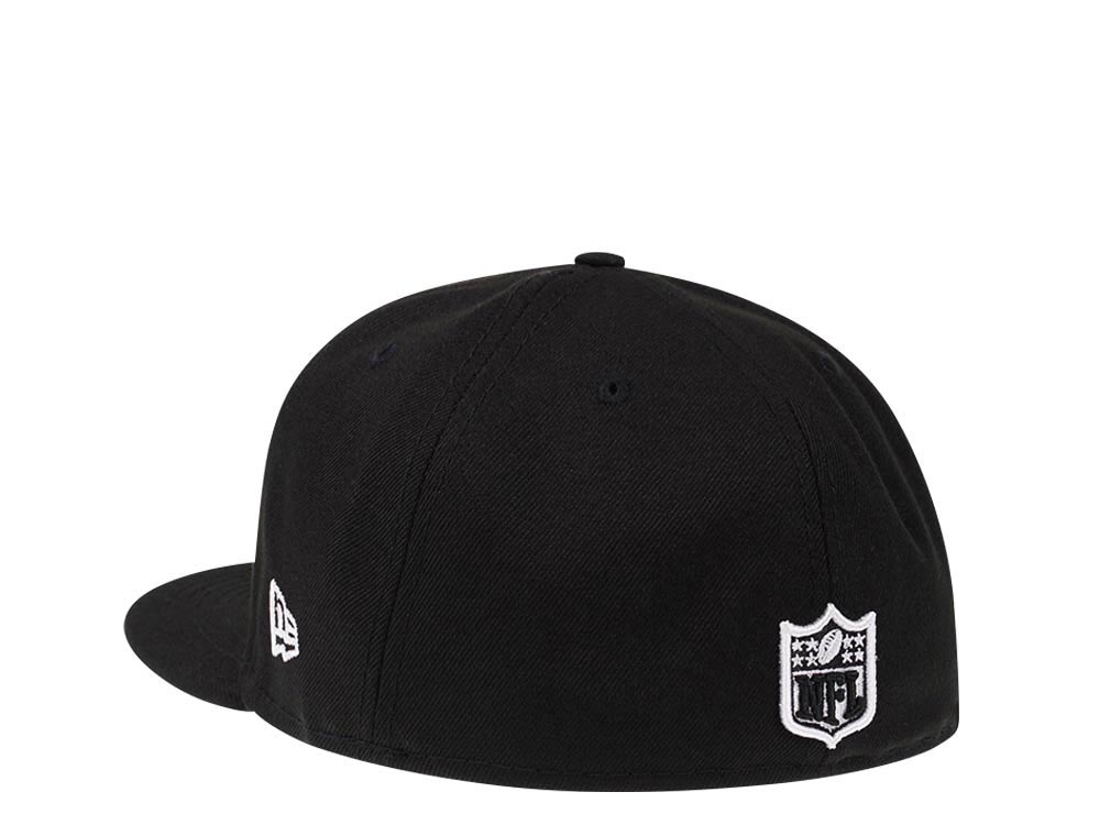 New Era Los Angeles Chargers Black Classic Edition 59Fifty Fitted Cap