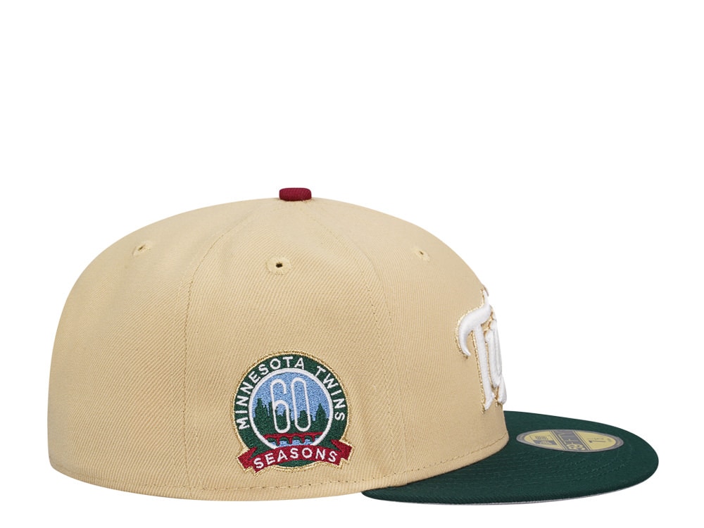 New Era Minnesota Twins 60 Seasons Vegas Two Tone Edition 59Fifty Fitted Cap