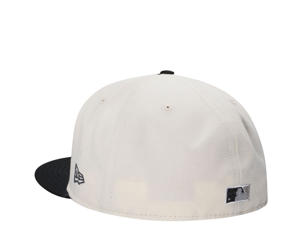 New Era Chicago White Sox 59 Years Chrome Satin Brim Two Tone Edition 59Fifty Fitted Cap