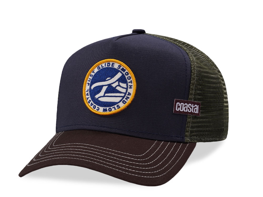 Djinns HFT Smooth Glide Navy Two Tone Edition Trucker Snapback Cap