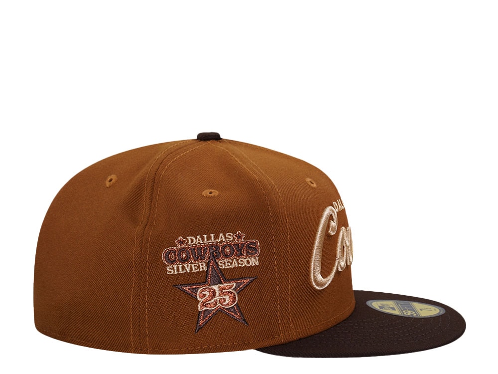 New Era Dallas Cowboys Silver Season Bourbon Two Tone Edition 59Fifty Fitted Cap