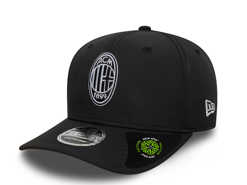 New Era AC Milan Black Recycled 9Seventy Stretch Snapback Cap