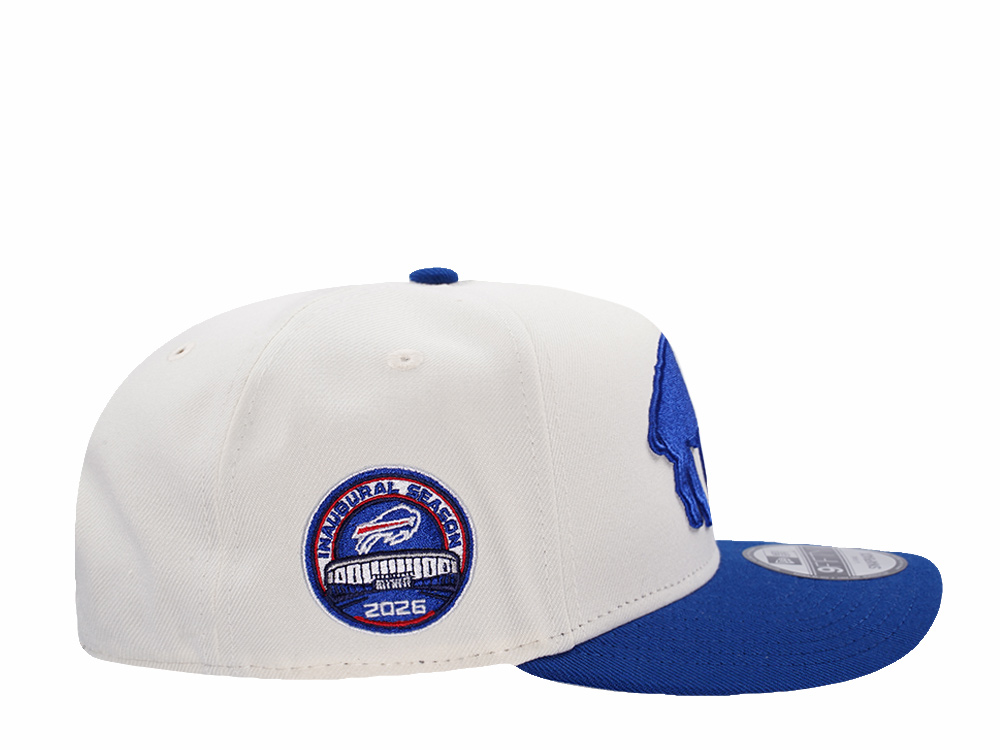 New Era Buffalo Bills Inaugural Season Chrome Two Tone Edition 9Fifty A Frame Snapback Cap