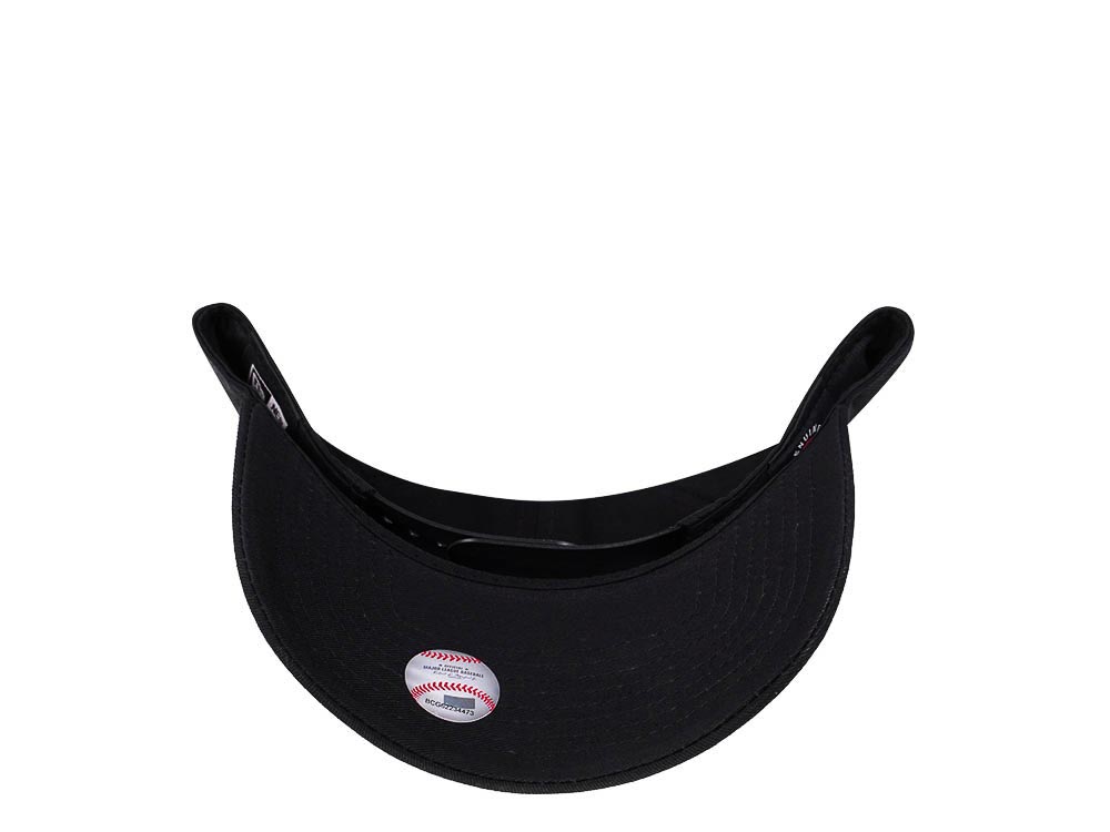 New Era Cleveland Guardians Black 9Forty A Frame Snapback Cap